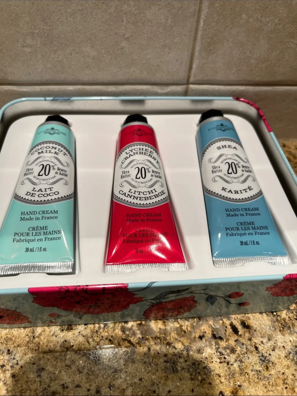 La Chatelaine 3-Piece Hand Cream Set
